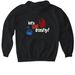 Let's Get Trashy!, a Black Gildan Softstyle Pullover Hoodie (back-view)