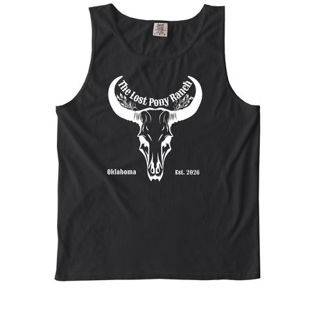 Skull Design, a Black Comfort Colors Tank Top