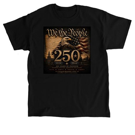Series No. 004 ? We the People, a Black Classic Unisex Tee