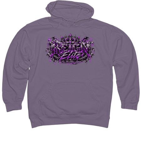 Reign Elite By MackMain Apparel Purple Graphic&nbsp;, a Plum Midweight Pullover Hoodie