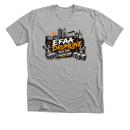 EFAA Drumline, a Athletic Heather Premium Unisex Tee