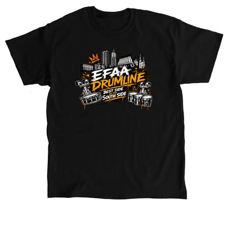 EFAA Drumline, a Black Classic Unisex Tee
