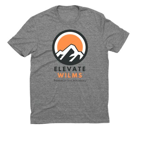 Elevate Wilms, a Aluminum Grey Allmade Eco Triblend Unisex Tee