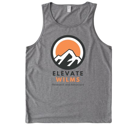 Elevate Wilms, a Aluminum Grey Allmade Eco Triblend Tank