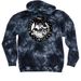 Whaley School, a Black Tie Dyed Pullover Hoodie