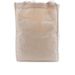 Abe's Tote Bag - Black Print, a Natural Recycled Cotton Tote Bag (back-view)