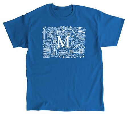 Macaulay Honors Doodle Design, a Royal Classic Unisex Tee