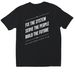 FWD CA Tee (Dark), a Black Softstyle Cotton Tee (back-view)