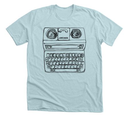 LIMITED TIME TTY MERCH!, a Heather Ice Blue Premium Unisex Tee