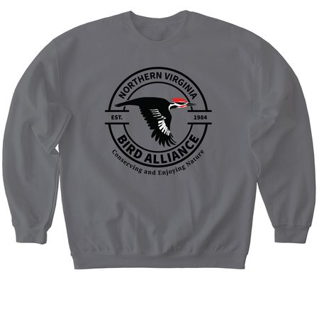 NVBA Official Shirts, a Charcoal Softstyle Crewneck Sweatshirt