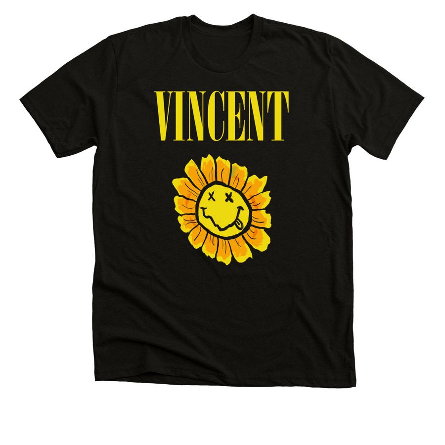Vincent Nirvana, a Solid Black Blend Premium Unisex Tee