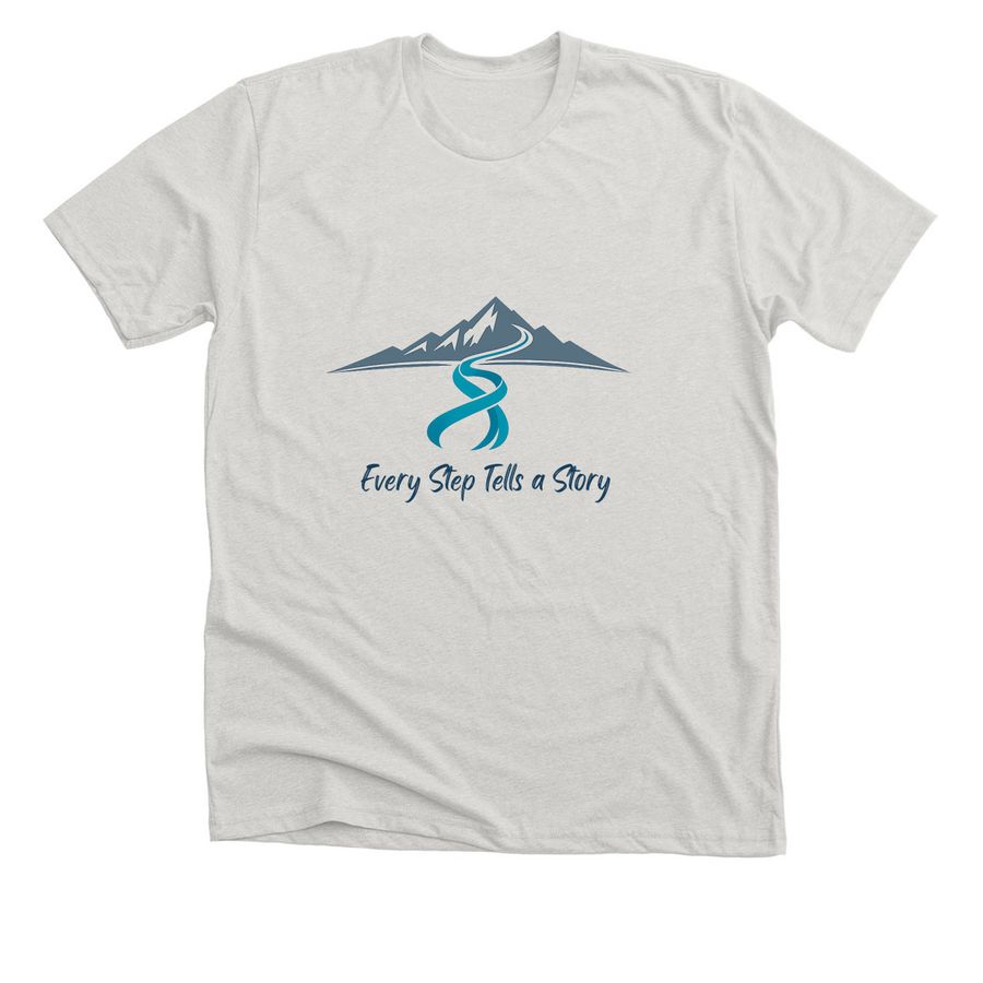 Katie P. Pittsburgh to Peru, a Heather Cement Premium Unisex Tee