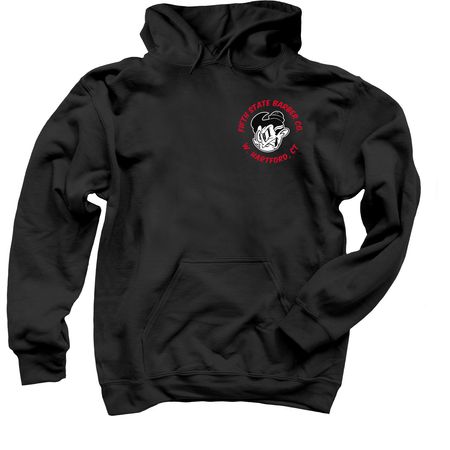 Fifth State Freddie - No Risk, a Black Pullover Hoodie