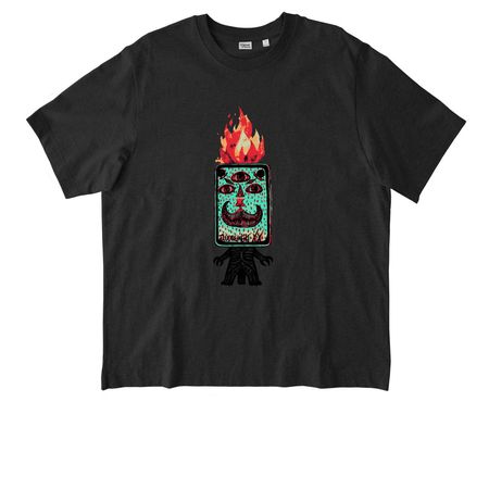 Judgement, a Dark Heather Grey Stanley/Stella Unisex Freestyler Heavyweight Tee