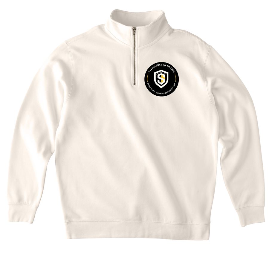 Excellence Collection: DAY SHIFT EDITION, a Bone Midweight Quarter Zip Pullover