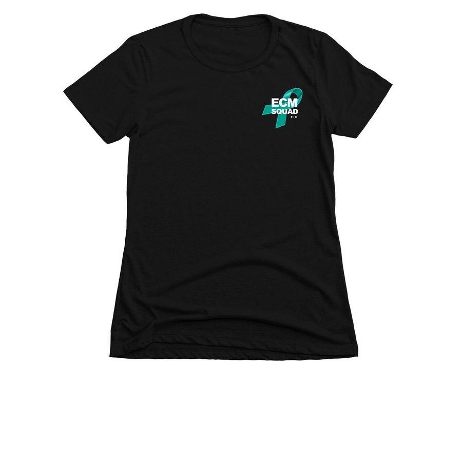 ECM Squad Shirts F/C, a Black Women's Slim Fit Tee