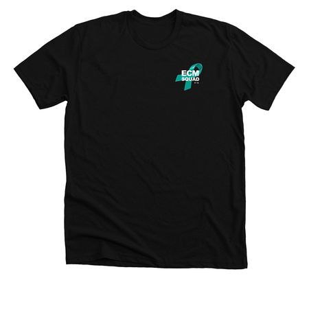 ECM Squad Shirts F/C, a Solid Black Blend Premium Unisex Tee