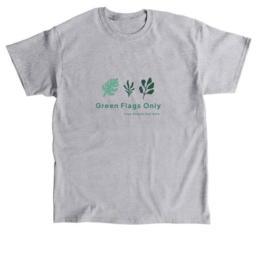 Green Flags Only, a Sport Grey Classic Unisex Tee