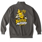 Hoodie Collection, a Pepper Comfort Colors Quarter Zip Pullover (back-view)
