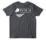 WSC4&nbsp;Eco-Friendly T-Shirt, a Anthracite Stanley/Stella Unisex Rocker Tee (back-view)