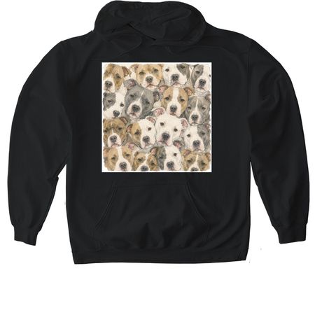 Pit Bull&nbsp;, a Black Gildan Softstyle Pullover Hoodie