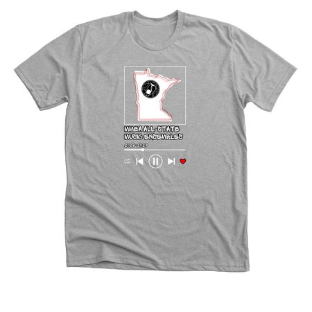 All-State MUSICIAN 2026-27, a Athletic Heather Premium Unisex Tee