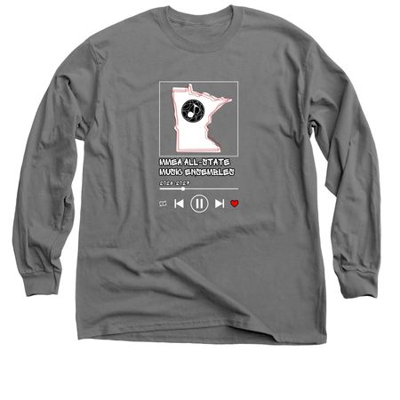 All-State MUSICIAN 2026-27, a Charcoal Classic Long Sleeve Tee