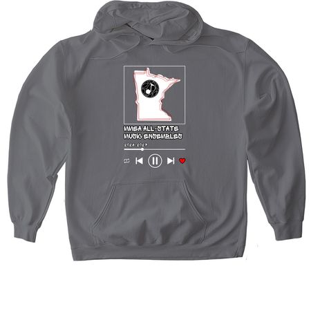 All-State MUSICIAN 2026-27, a Charcoal Gildan Softstyle Pullover Hoodie