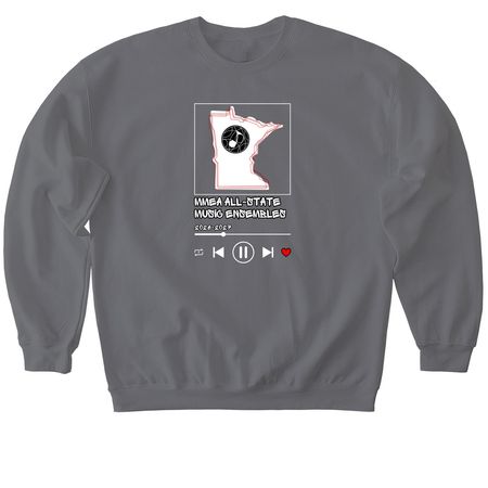 All-State MUSICIAN 2026-27, a Charcoal Softstyle Crewneck Sweatshirt