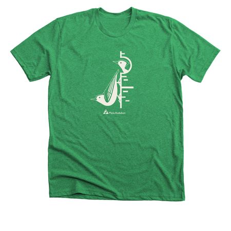 Mass Audubon Climbing Nuthatches Shirt, a Heather Kelly Premium Unisex Tee