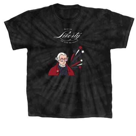Patrick Henry 2, a Black Classic Tie Dye Tee
