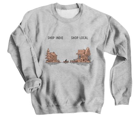 Indie Bookstore Day 2026, a Sport Grey Crewneck Sweatshirt