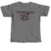 Feathered Tails Farm - Winston Font, a Grey Comfort Colors Unisex Tee