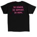 Support Team Valhalla, a Black Classic Unisex Tee (back-view)
