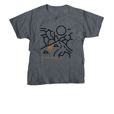 Surefooted, a Dark Heather Youth Unisex Tee