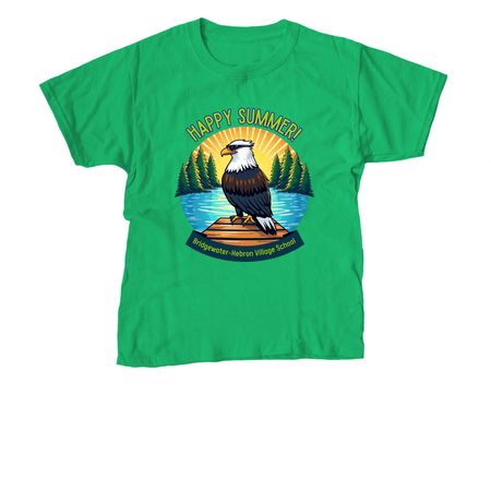 BHVS student summer shirt, a Irish Green Youth Unisex Tee