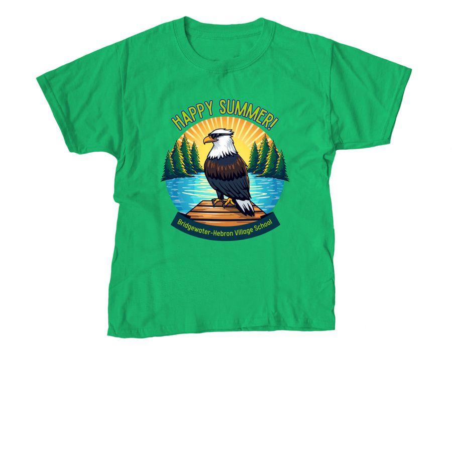 BHVS student summer shirt, a Irish Green Youth Unisex Tee