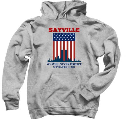 September 11th Remembrance, a Sport Grey Pullover Hoodie