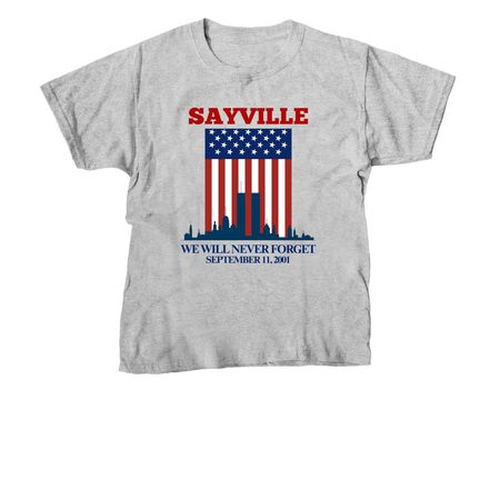September 11th Remembrance, a Sport Grey Youth Unisex Tee
