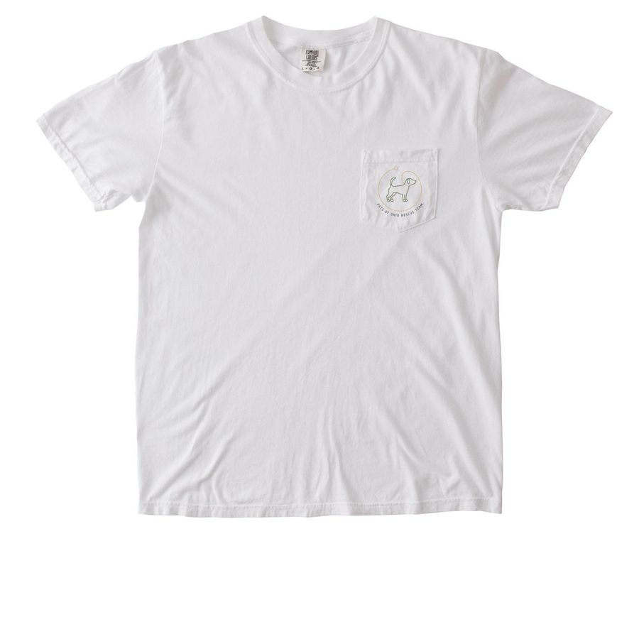 Your Dog Called, a White Comfort Colors Pocket Tee