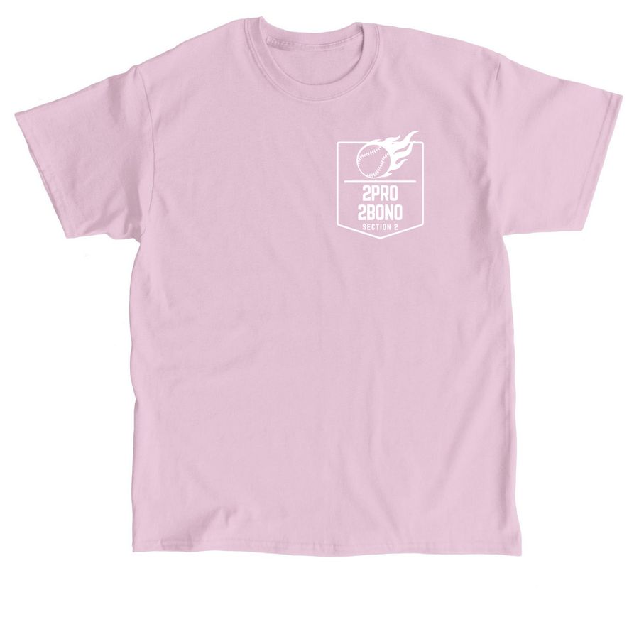 Section 2 Softball Shirts, a Light Pink Classic Unisex Tee
