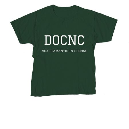 DOCNC - Youth, a Forest Green Youth Unisex Tee