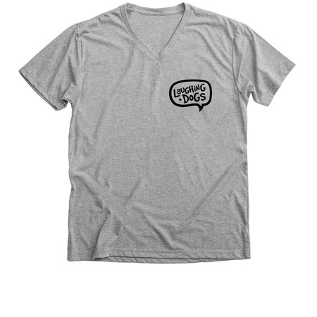 Laughing Dogs Swag, a Athletic Heather Premium V-Neck Tee