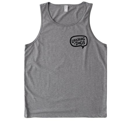 Laughing Dogs Swag, a Aluminum Grey Allmade Eco Triblend Tank