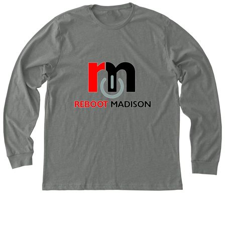 REBOOT MADISON, a Deep Heather Premium Long Sleeve Tee