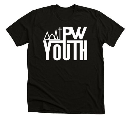 PWYouth, a Solid Black Blend Premium Unisex Tee