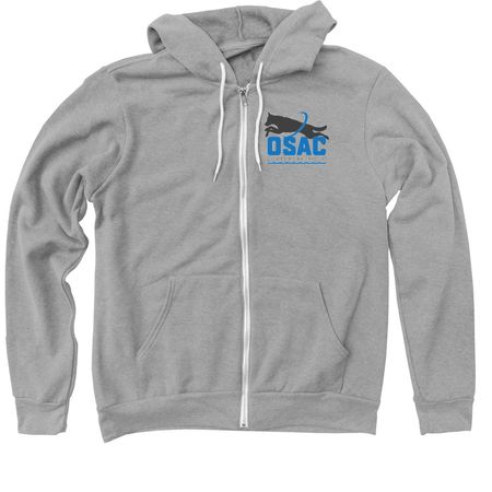 The Whale Cup, a Athletic Heather Zip Up Hoodie