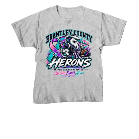 JazlynnStrong(Football Version), a Sport Grey Youth Unisex Tee