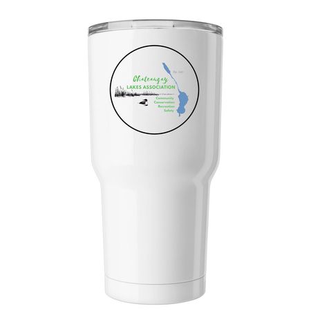 Tumble for CLA, a White Insulated Tumbler