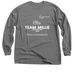 Team Millie - T1D Support, a Charcoal Classic Long Sleeve Tee